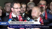 Spor Bakanı Kasapoğlu ve TFF Başkanı Özdemir'den açıklama