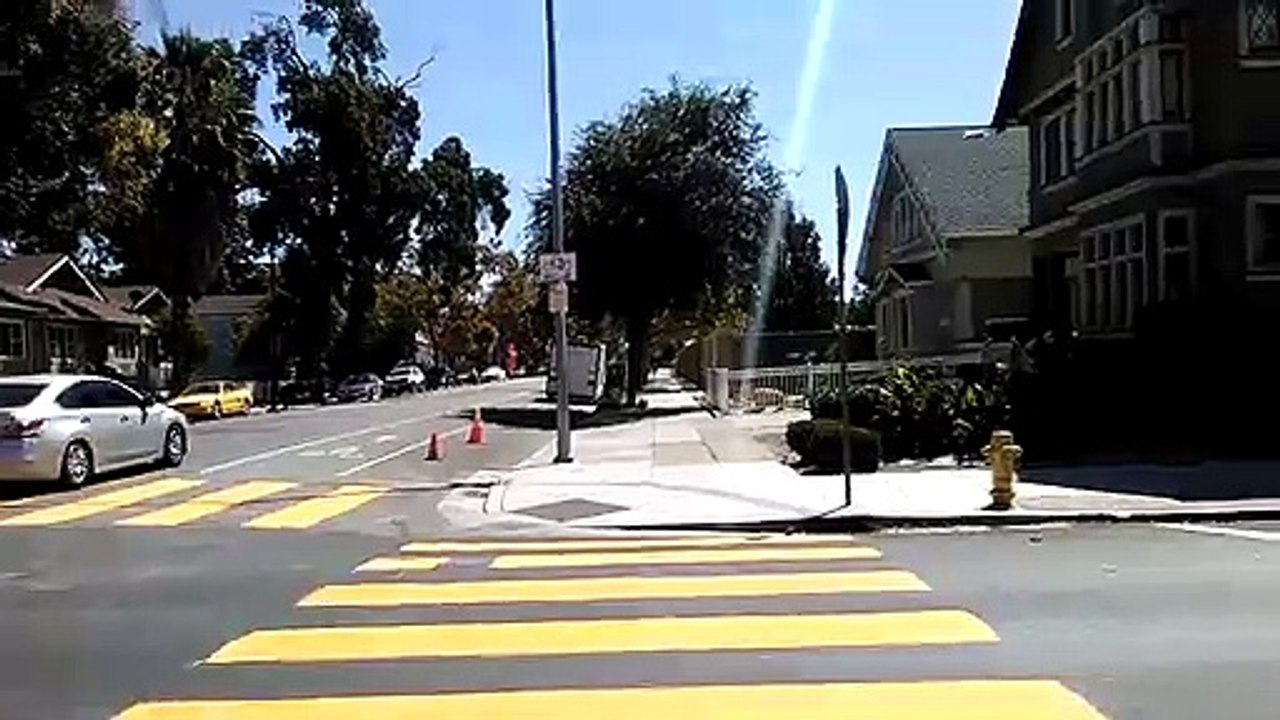 "Follow the yellow brick road" in San Jose, CA, USA :