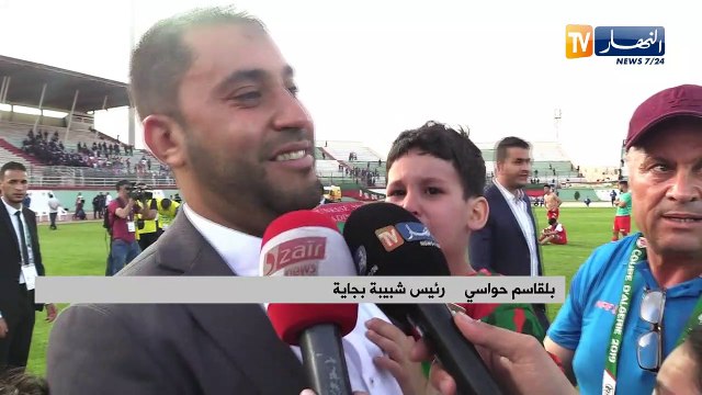 رئيس شبيبة بجاية يذرف الدموع عقب خسارة النهائي أمام شباب بلوزداد