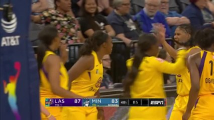Tierra Ruffin-Pratt Assists in Minnesota Lynx vs. Los Angeles Sparks