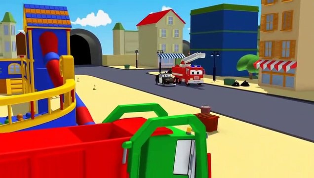 La Super Patrouille, camion pompier et voiture de police, et le Mystère de la Nuit à Car City