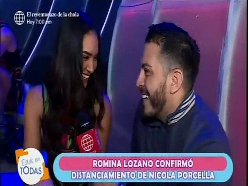 Romina Lozano confirma que terminó con Nicola Porcella