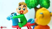 Funny Play Doh Stop Motion Superhero Baby Police Stops The Traffic  Play Doh Cartoons For Kids