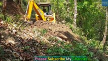 JCB Backhoe-Making New Hill Track for Remote Hilly Villagers