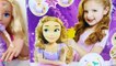 Princess Rapunzel Deluxe Styling Head Barbie Make-up Set Putri Barbie Kosmetik Cosméticos Brinquedo | Karla D.