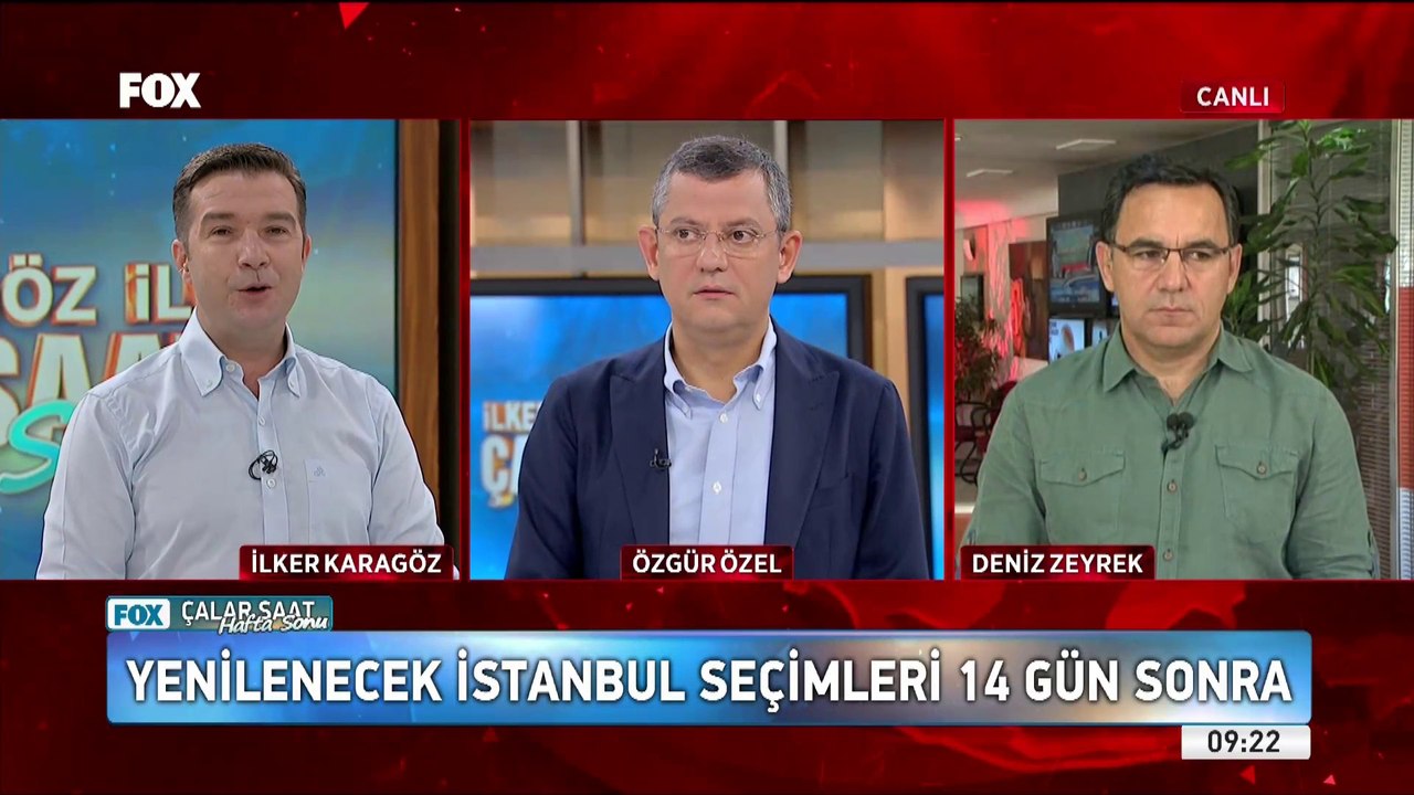Özgür Özel  / 9 Haziran 2019 / FOX TV - ÇalarSaat