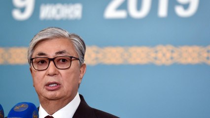 Video herunterladen: Kazakhstan interim President Tokayev poised for election victory