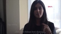 İZMİR Liseli kız öğrenciler 'Can Kırıkları' filmi ile kadına şiddete dikkat çekti