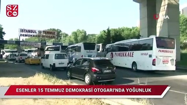 15 Temmuz Demokrasi Otogarı’nda dönüş yoğunluğu