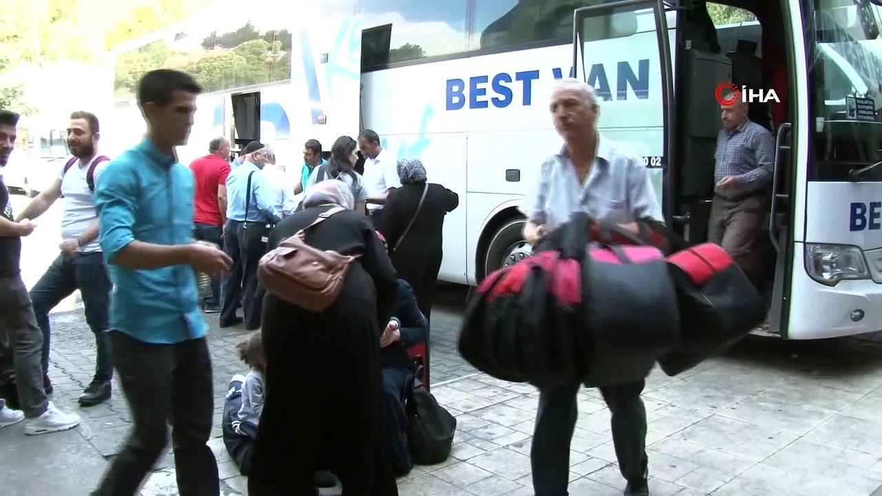15 Temmuz Demokrasi Otogarında dönüş yoğunluğu havadan görüntülendi
