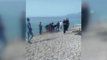 Denize giren kişi boğuldu