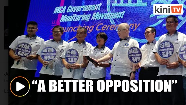 MCA launches campaign to keep Harapan gov't in check