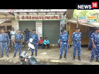 अलीगढ़ मर्डर केस: समुदाय विशेष के लोगों का पलायन, इलाके में भारी पुलिस बल तैनात