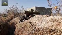 جيش العزة تدمير دبابة لقوات النظام بصاروخ مضاد دروع على جبهة كفرهود