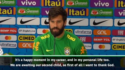 Alisson hopes to continue Liverpool success with Brazil