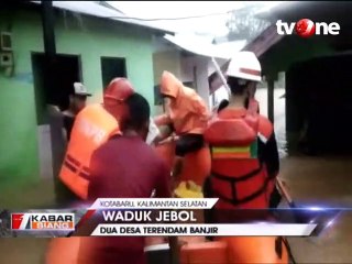 Waduk Jebol, Dua Desa di Kotabaru Terendam Banjir