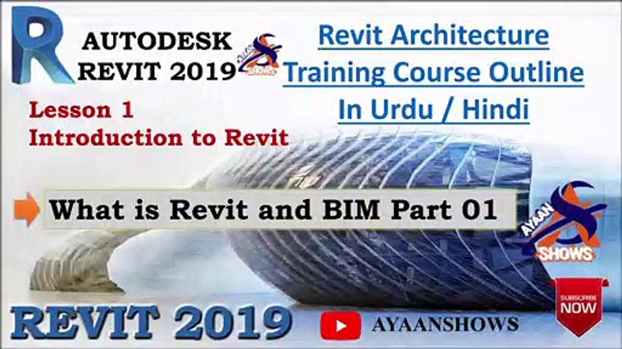 Revit 2020 Lesson 01 What is Revit and BIM Part 01 in Hindi Urdu