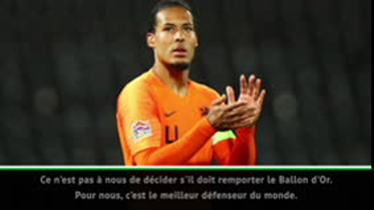 Pays-Bas - Wijnaldum : "van Dijk mérite de remporter le Ballon d'Or"