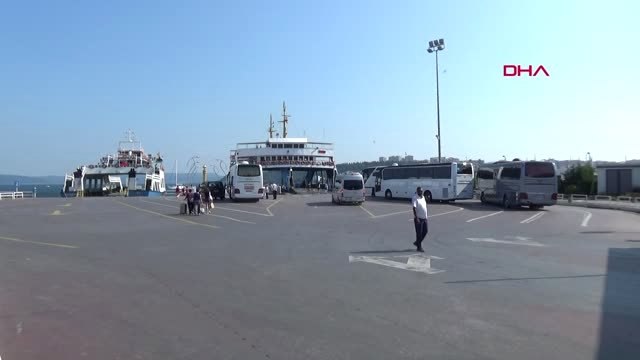 Çanakkale'de tatilcilerin dönüş yolculuğu sürüyor