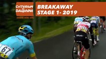 Breakaway - Étape 1 / Stage 1 - Critérium du Dauphiné 2019