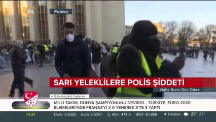 Sarı Yelekliler protestosu 30'uncu haftasında