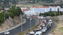 Muğla'daki bayram trafiği yoğunluğu