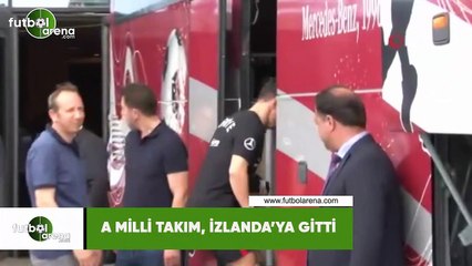 A Milli Takım, İzlanda'ya gitti