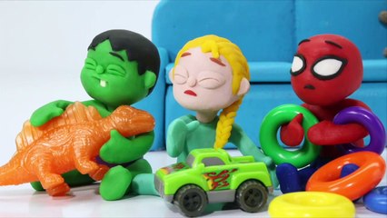 LITTLE PRINCESS LOVE HER NEW RAINBOW DRESS ❤ PLAY DOH CARTOONS FOR KIDS