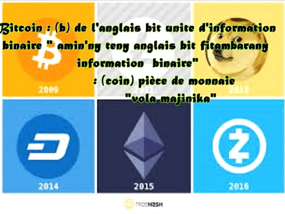 Inona no atao hoe Bitcoin c'est quoi RA1-X