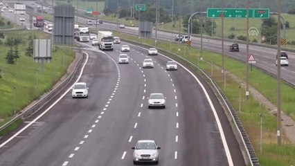Otoyolda dönüş trafiği