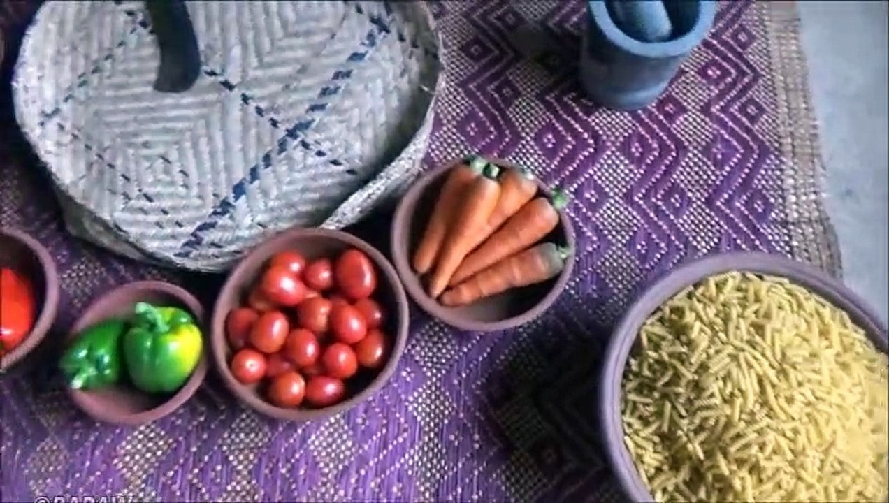 Spirale de Macaroni Pâtes  Épicé Masala Recette de Pâtes par la Vie du Village