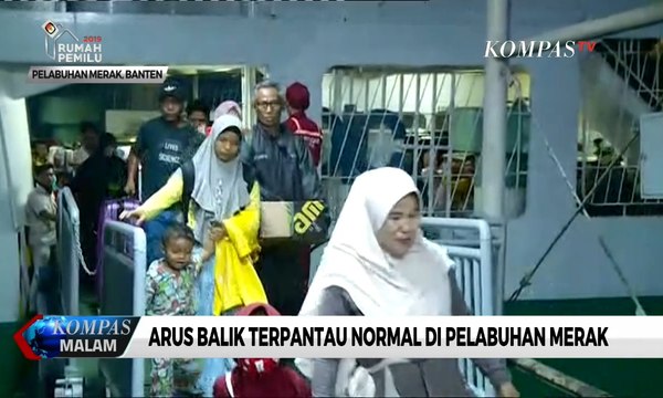 Begini Puncak Arus Balik di Pelabuhan Merak dan Bakauheni
