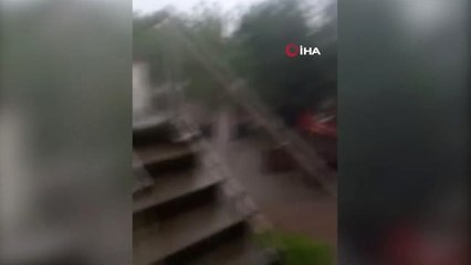 Kırıkkale'de sağanak ve dolu yağışı etkili oldu