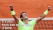 Tennis: Rafael Nadal remporte son 12e Roland-Garros