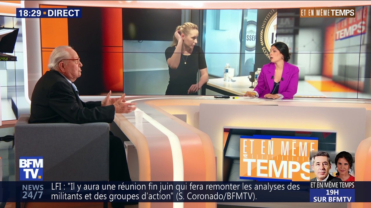 Jean-Marie Le Pen: "Le Rassemblement national est pour l'instant le mieux placé après Macron ou contre le macronisme"