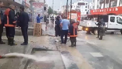 Başkentte kuvvetli sağanak - İş yerinin deposuna dolan suda boğuldu