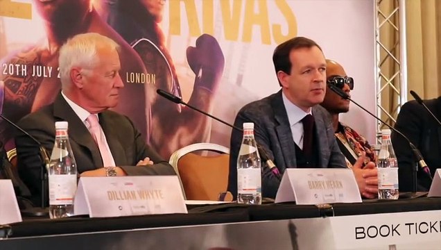 BARRY HEARN PRESENTS - DILLIAN WHYTE v OSCAR RIVAS / DAVID PRICE v DAVID ALLEN PRESS CONFERENCE