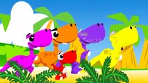 SHARK BUS SONG | Baby Car | Dance with Baby T-Rex, Apples and Bananas and more by Little Angel
