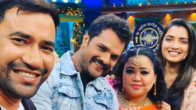 Live from The Kapil Sharma Show - Dinesh Lal Yadav Nirahua - Khesari Lal Yadav - Amrapali - Rani