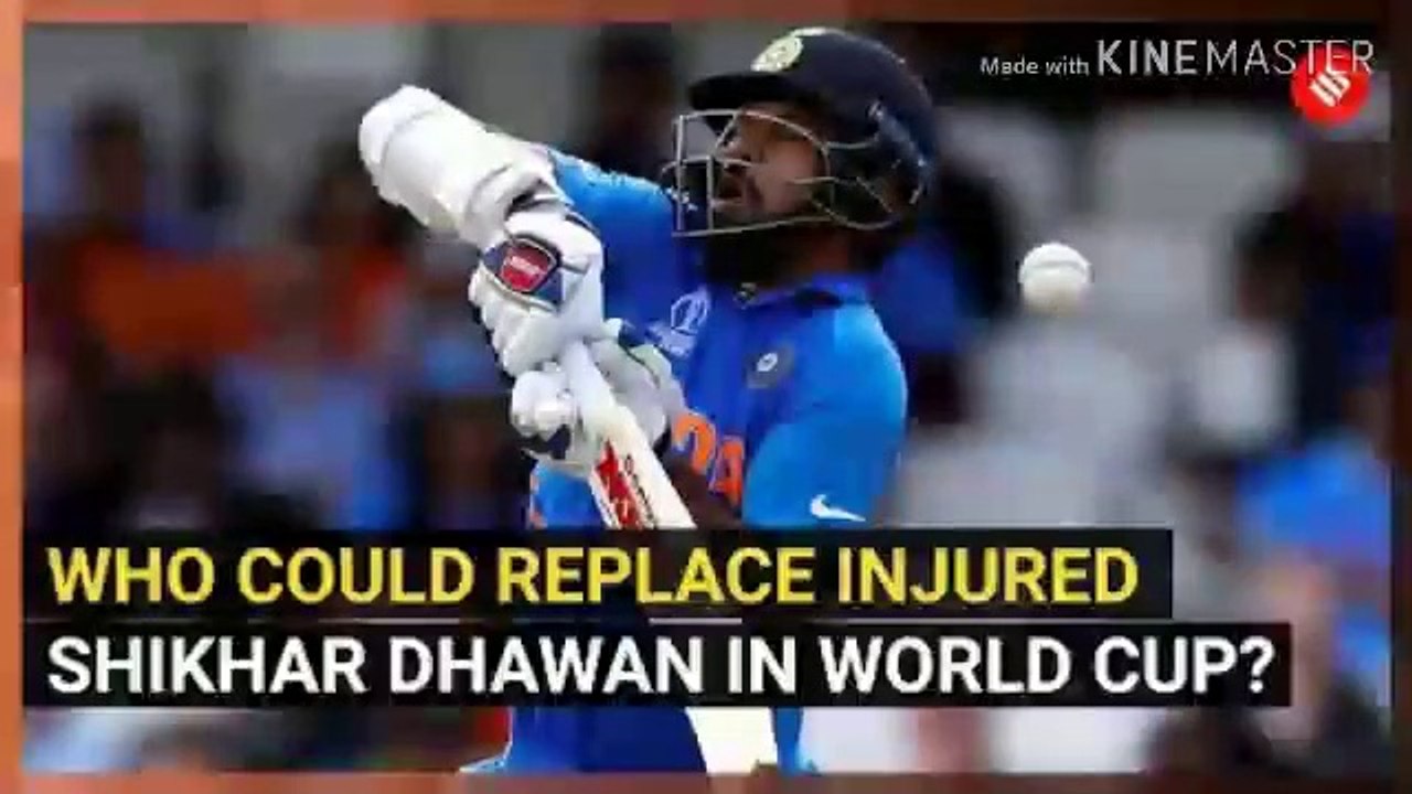 Breaking: Shikhar Dhawan ruled out of World Cup for 3 weeks due to injury