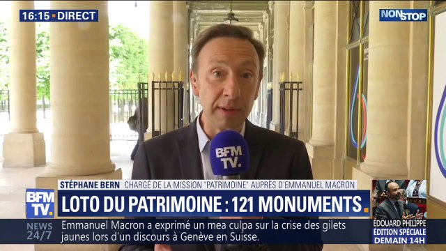 Loto du patrimoine: Il y aura un monument par département, y compris en outre-mer , assure Stéphane Bern