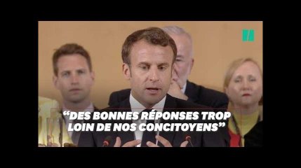 Download Video: Avec les gilets jaunes, Macron admet avoir commis une 