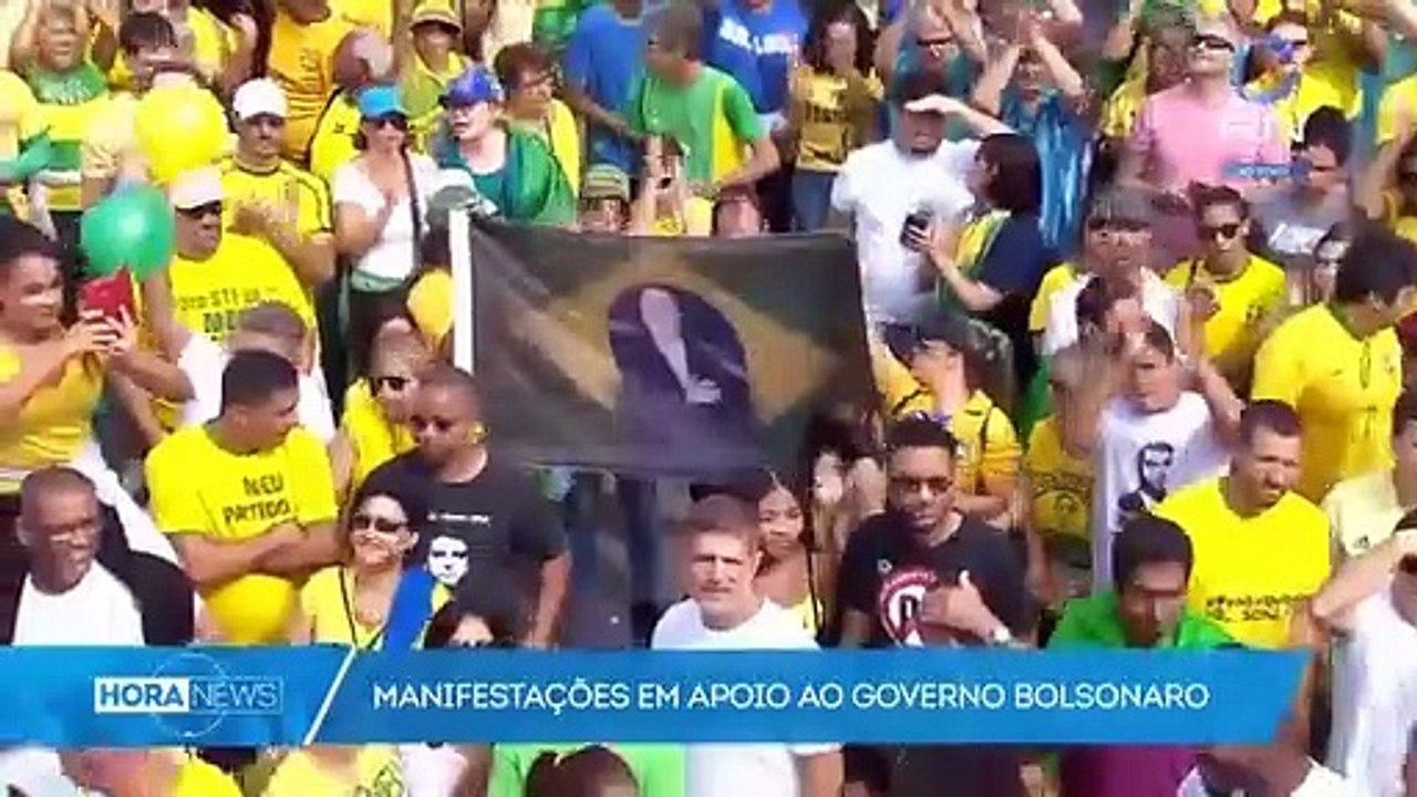 MANIFESTAÇÃO  Em apoio ao governo bolsonaro 26/05/2019