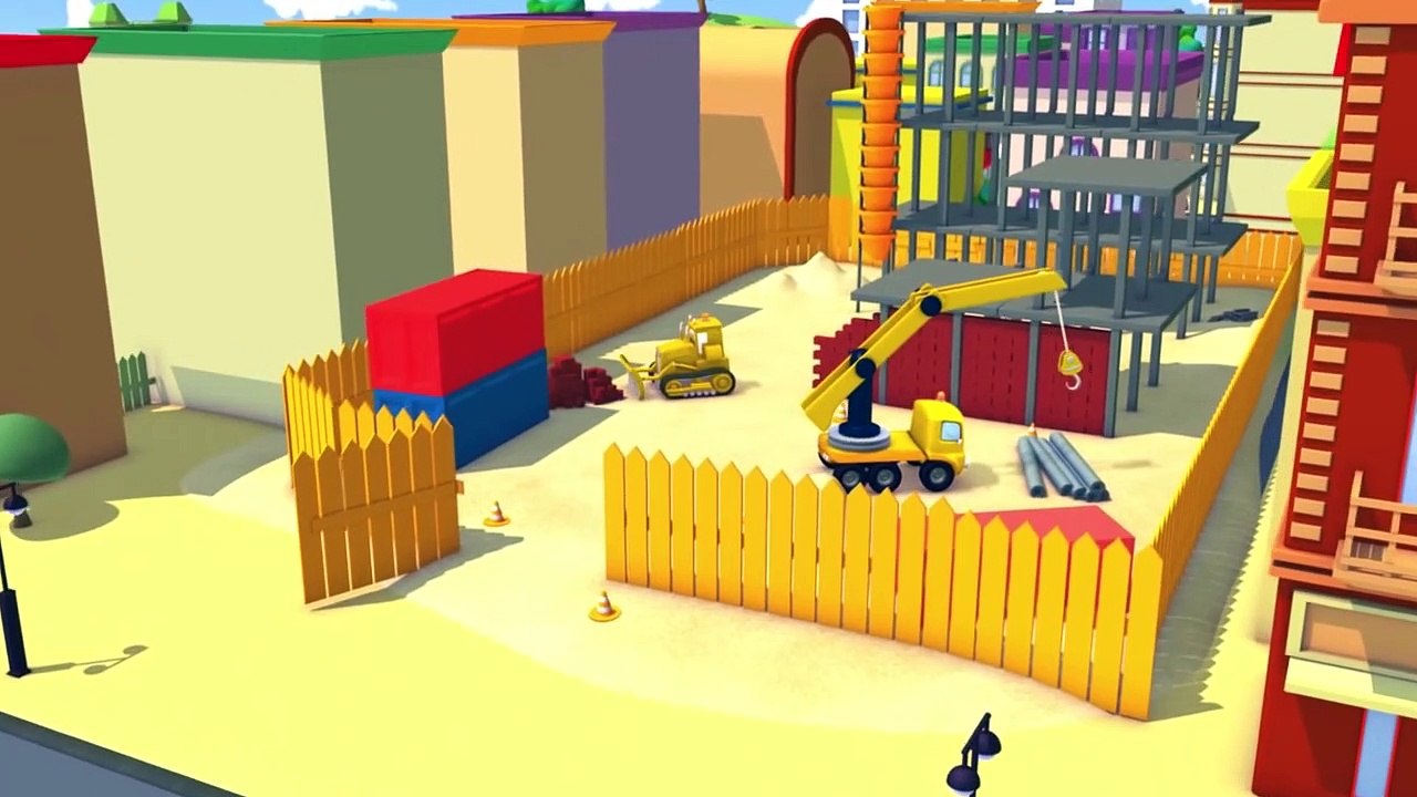 Les Camions Constructeurs fabriquent un Train Fantôme à Car City | HALLOWEEN