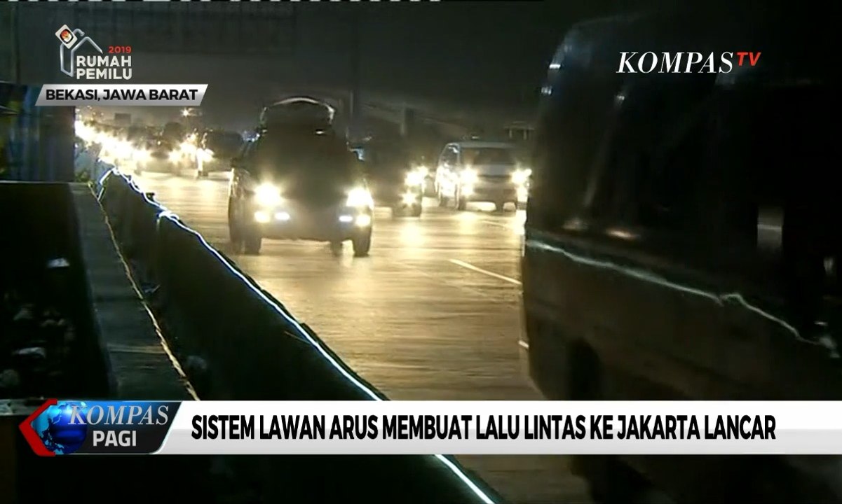 Sistem Lawan Arus Membuat Lalu Lintas ke Jakarta Lancar