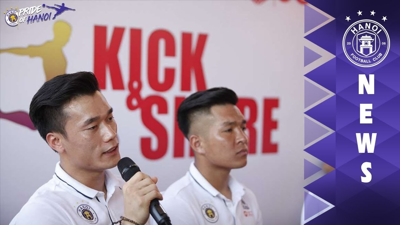 BÙI TIẾN DŨNG, VĂN QUYẾT, THÀNH LƯƠNG THAM DỰ SỰ KIỆN CHIA SẺ NIỀM ĐAM MÊ BÓNG ĐÁ ĐẦY TÍNH NHÂN VĂN