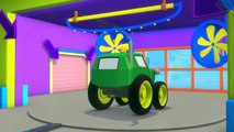 Tom the Tow Truck's Car Wash and Ben the tractor | Truck cartoons for kids