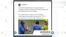 Socialeyesed - Kohli's act of sportsmanship to Steve Smith