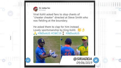 Socialeyesed - Kohli's act of sportsmanship to Steve Smith