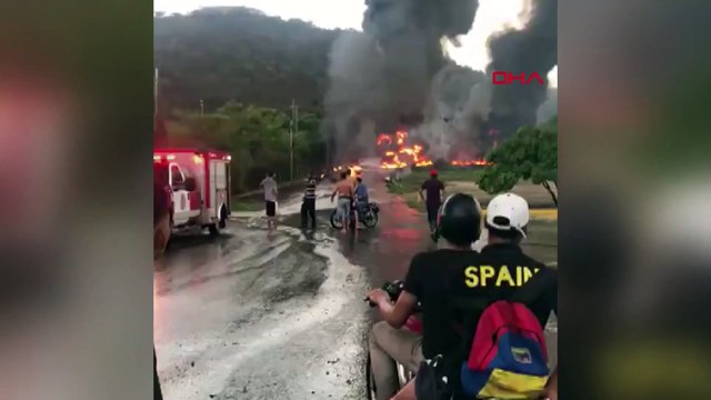 Venezuela´da petrol rafineri tesisinde yangın